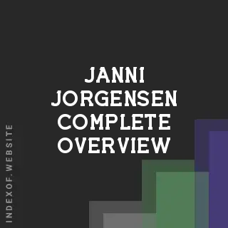Janni Jorgensen Complete Overview | Indexof