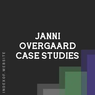 Janni Overgaard Case Studies | Indexof
