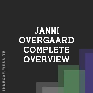Janni Overgaard Complete Overview | Indexof