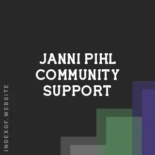 Janni Pihl Community Support | Indexof