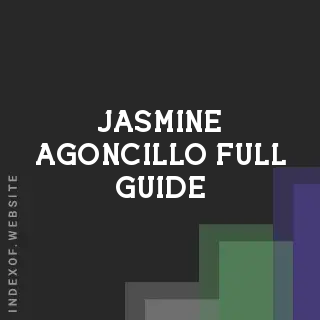 Jasmine Agoncillo Full Guide | Indexof