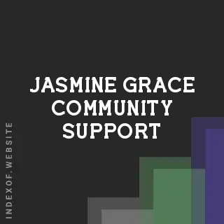 Jasmine Grace Community Support | Indexof