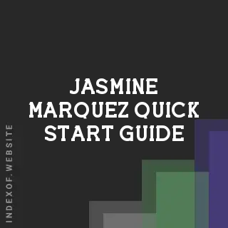 Jasmine Marquez Quick Start Guide | Indexof