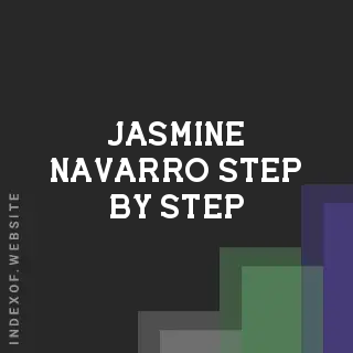 Jasmine Navarro Step-by-Step | Indexof