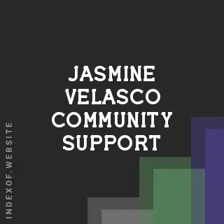 Jasmine Velasco Community Support | Indexof