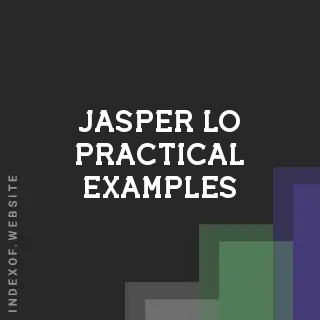Jasper Lo Practical Examples | Indexof