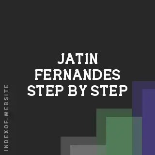Jatin Fernandes Step-by-Step | Indexof