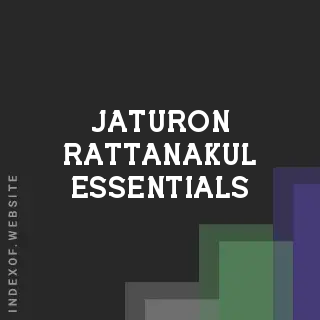Jaturon Rattanakul Essentials | Indexof