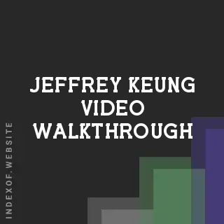 Jeffrey Keung Video Walkthrough | Indexof
