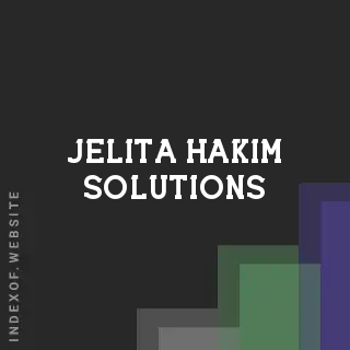 Jelita Hakim Solutions | Indexof