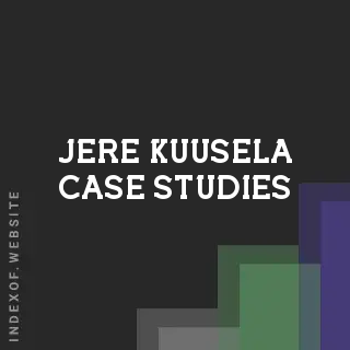 Jere Kuusela Case Studies | Indexof