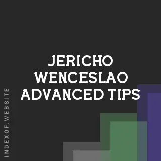 Jericho Wenceslao Advanced Tips | Indexof