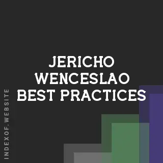 Jericho Wenceslao Best Practices | Indexof