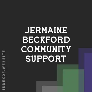 Jermaine Beckford Community Support | Indexof