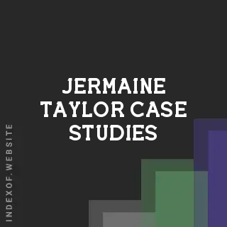 Jermaine Taylor Case Studies | Indexof