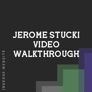 Jerome Stucki Video Walkthrough | Indexof