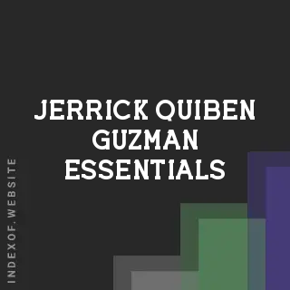 Jerrick Quiben Guzman Essentials | Indexof