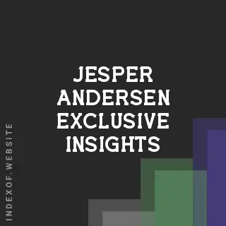 Jesper Andersen Exclusive Insights | Indexof