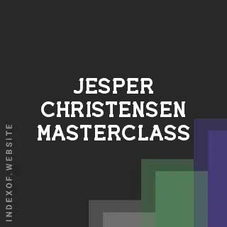 Jesper Christensen Masterclass | Indexof