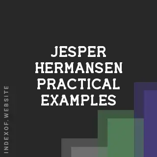 Jesper Hermansen Practical Examples | Indexof