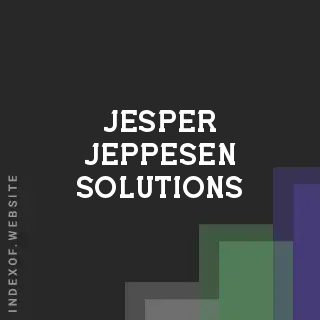 Jesper Jeppesen Solutions | Indexof
