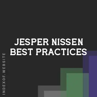 Jesper Nissen Best Practices | Indexof