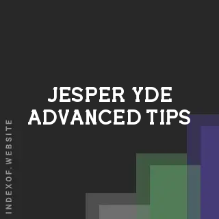 Jesper Yde Advanced Tips | Indexof