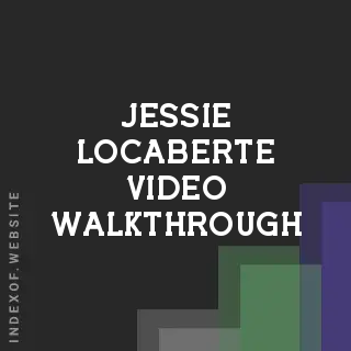 Jessie Locaberte Video Walkthrough | Indexof