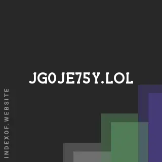 jg0je75y.lol by Sraboni Biswas site -  Indexof