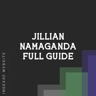 Jillian Namaganda Full Guide | Indexof