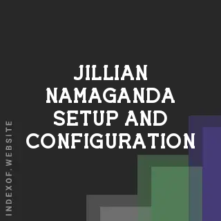 Jillian Namaganda Setup and Configuration | Indexof