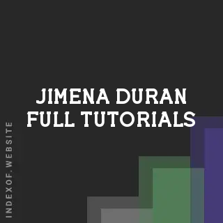 Jimena Duran Full Tutorials | Indexof