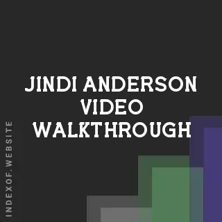 Jindi Anderson Video Walkthrough | Indexof