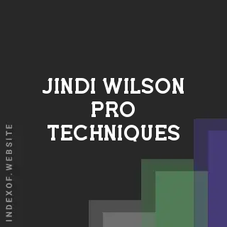 Jindi Wilson Pro Techniques | Indexof