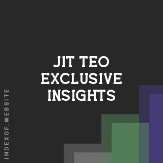 Jit Teo Exclusive Insights | Indexof