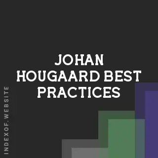 Johan Hougaard Best Practices | Indexof