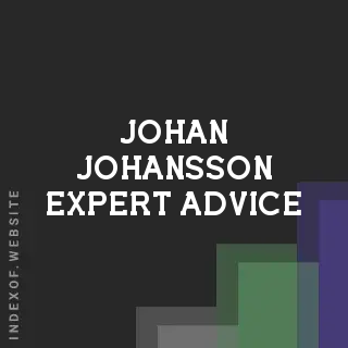Johan Johansson Expert Advice | Indexof