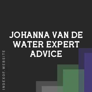 Johanna van de Water Expert Advice | Indexof