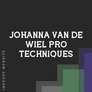 Johanna van de Wiel Pro Techniques | Indexof