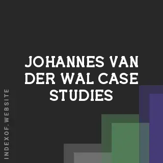 Johannes van der Wal Case Studies | Indexof