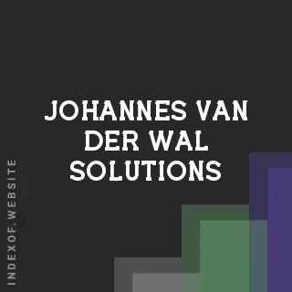 Johannes van der Wal Solutions | Indexof