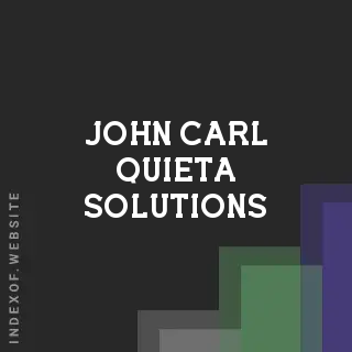 John Carl Quieta Solutions | Indexof