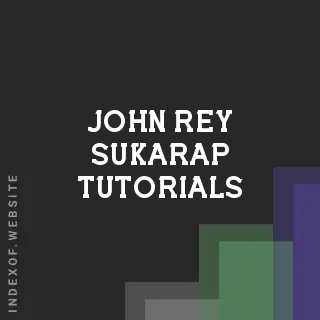 John rey Sukarap Tutorials | Indexof