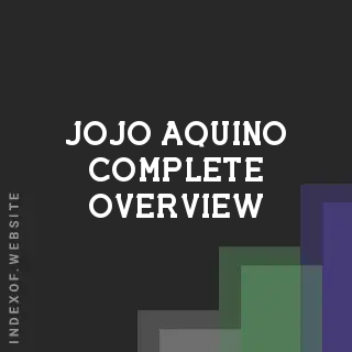 Jojo Aquino Complete Overview | Indexof