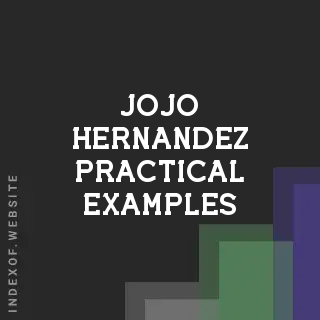 Jojo Hernandez Practical Examples | Indexof