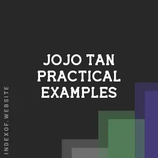 Jojo Tan Practical Examples | Indexof