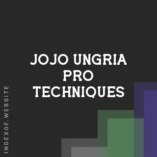 Jojo Ungria Pro Techniques | Indexof