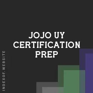 Jojo Uy Certification Prep | Indexof