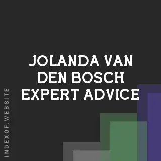 Jolanda van den Bosch Expert Advice | Indexof