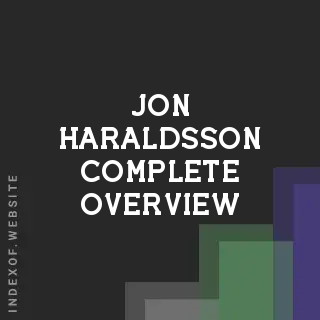 Jon Haraldsson Complete Overview | Indexof